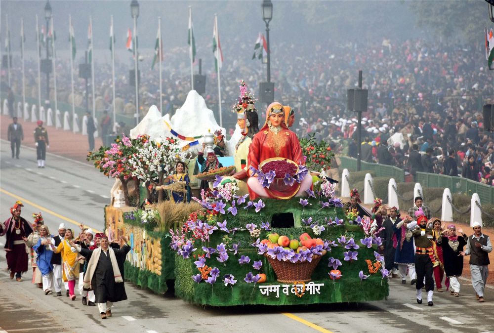 republic day jammu kashmir delhi 