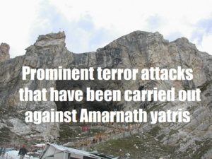 prominent terror attacks that have been carried out against Amarnath yatris