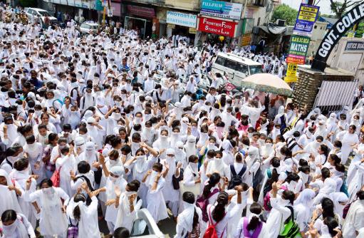 GCW PRADE PROTEST JAMMU