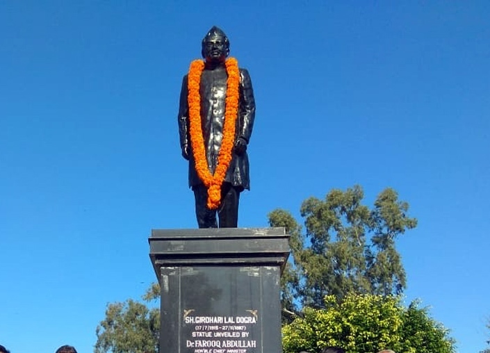 Statue of  Girdhari Lal Dogra | Dogra Chowk Jammu 