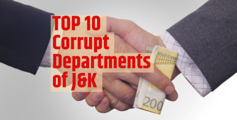 Jammu & Kashmir most corrupt in North India; who is the most corrupt in J&K?