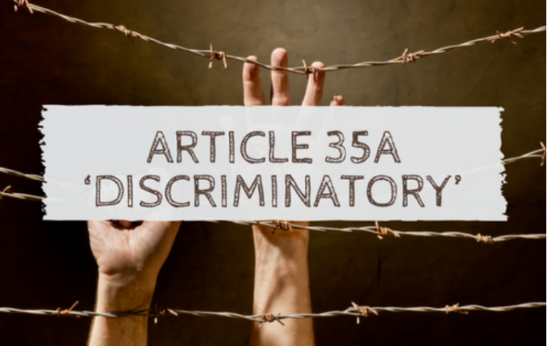 Fresh petition in SC against Article 35A