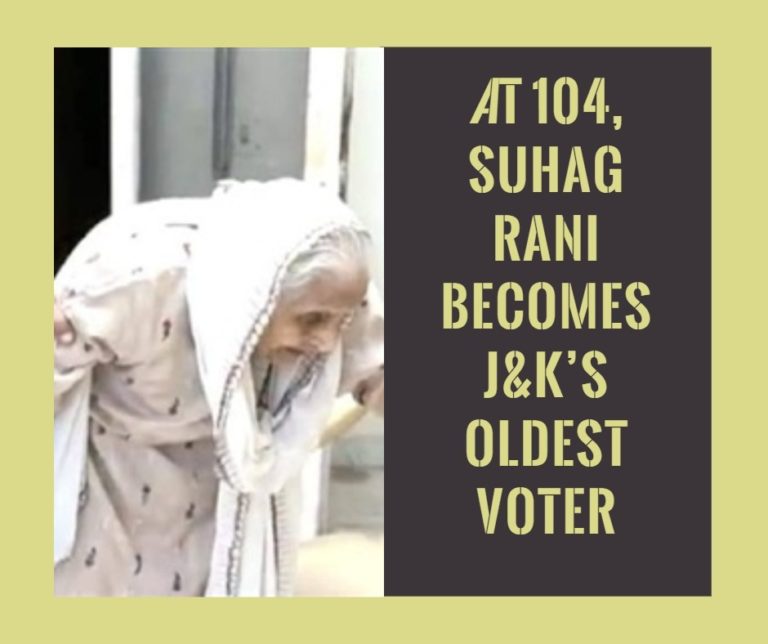 Lived through the British Raj; centenarian votes in JMC elections