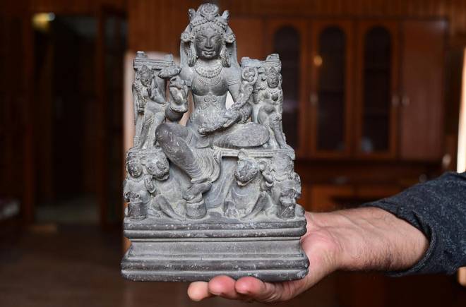 Story Behind 1200-years-old sculpture of Goddess Durga discovered in Budgam