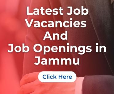 Daily UpDate for Jobs in Jammu & Kashmir