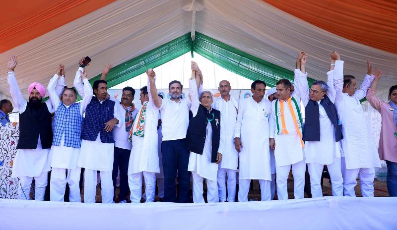 LoP Shri Rahul Gandhi addressed a  gathering of supporters in Sopore