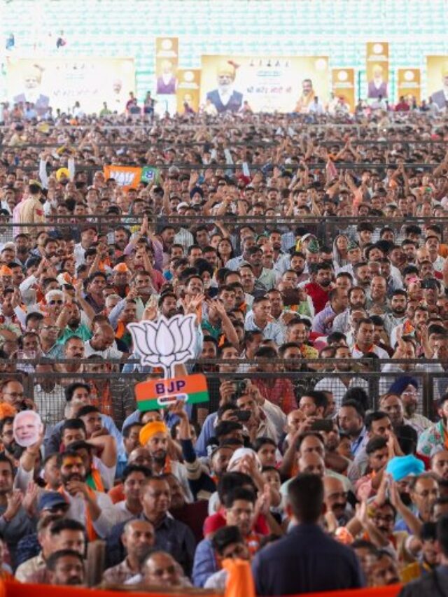 General public at PM Narendra Modi Addresses Rally in Jammu