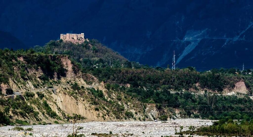 Captivating view of bhimgarh fort reasi