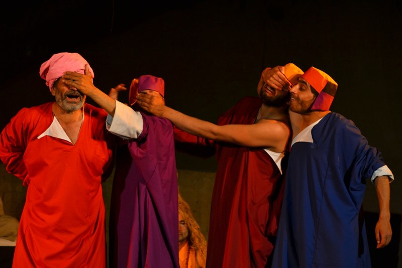 Artists performing Bhand Pather | Dances Of Jammu and Kashmir