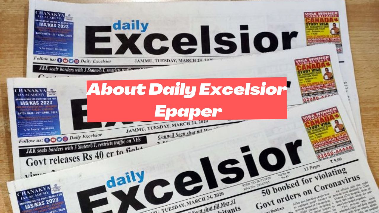 Read Daily Excelsior Epaper