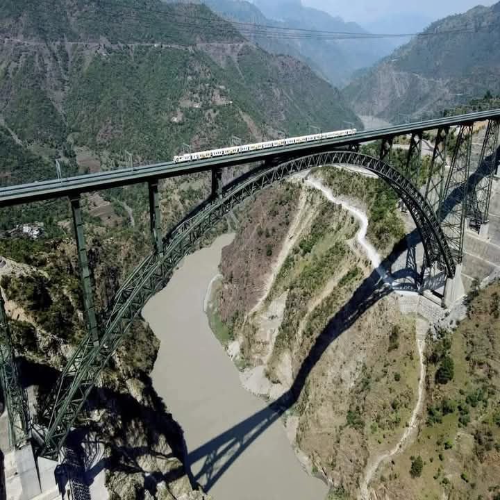 Chenab railway bridge: a historic link connecting jammu and kashmir, enhancing connectivity and growth