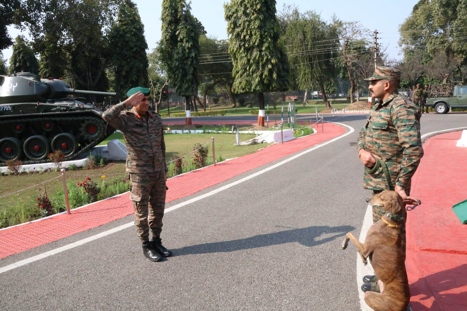 Army Honours Sniffer Dog Teena For Exemplary Service In Jammu