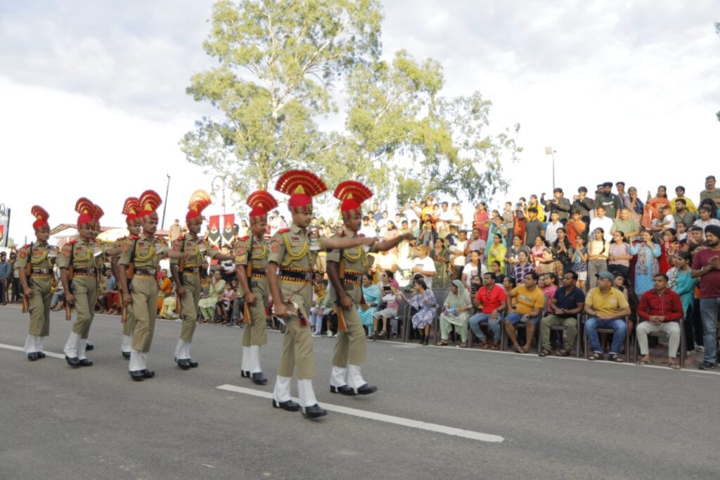 Beating retreat ceremony at suchetgarh