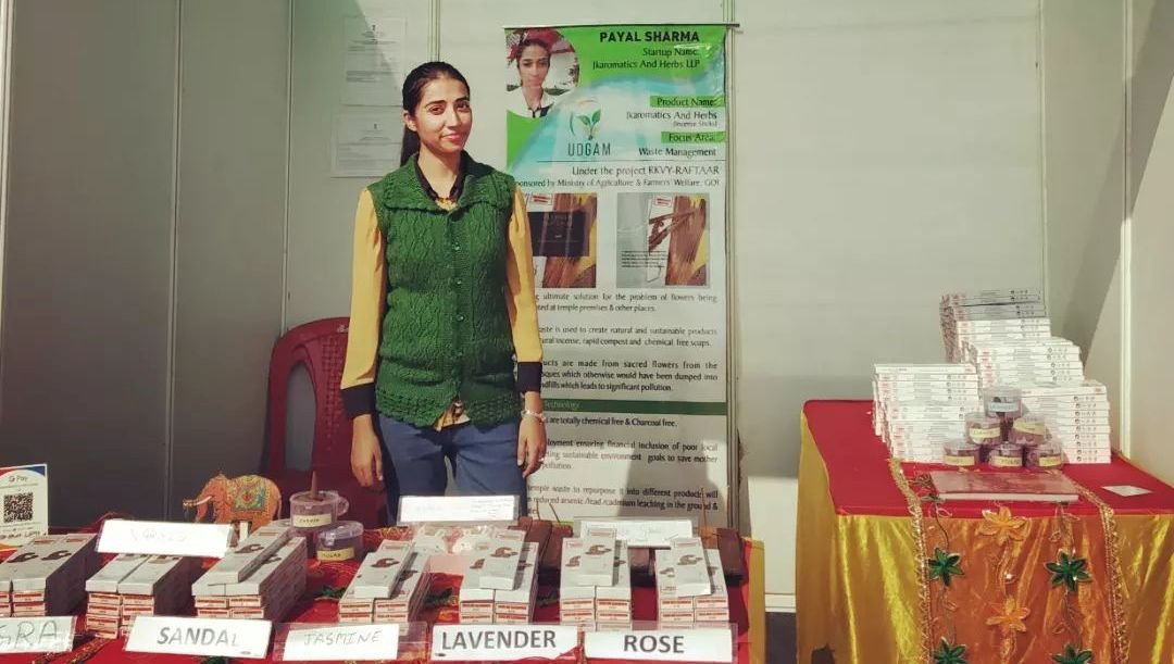 Payal Sharma, the founder of JK Aromatics and Herbs LLP