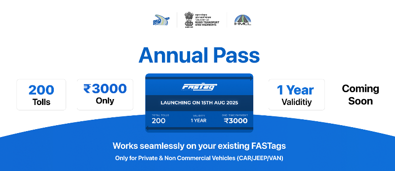 All about fastag-based annual pass for private vehicles 1 Fastag-based annual pass for private vehicles