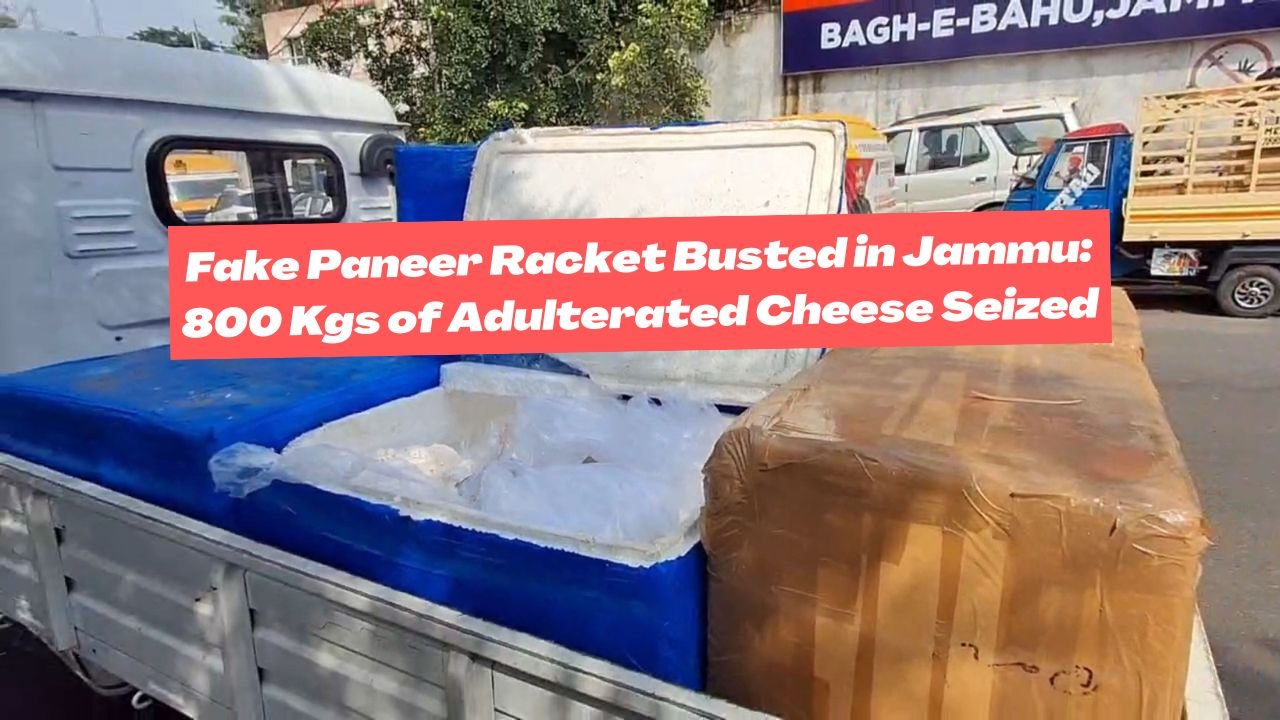 Fake Paneer Racket Busted in Jammu: 800 Kgs of Adulterated Cheese Seized
