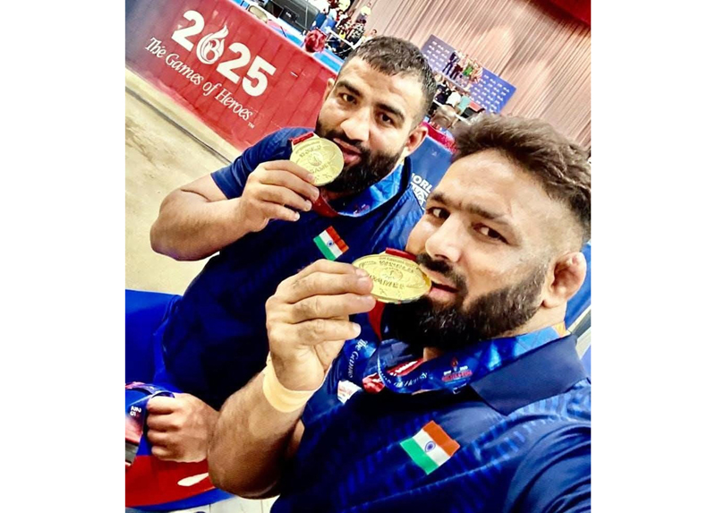 J&k wrestlers win gold medals at world police games in usa