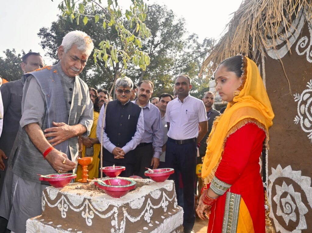 Basohli utsav 2025 – here are some glimpses 8 Lg shri manoj sinha at the inauguration of basohli utsav.