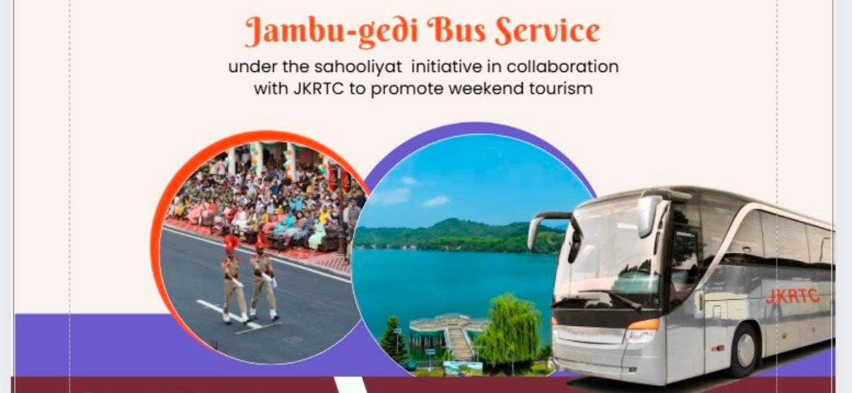 Jambu-Gedi Bus Service Jammu sightseeing bus