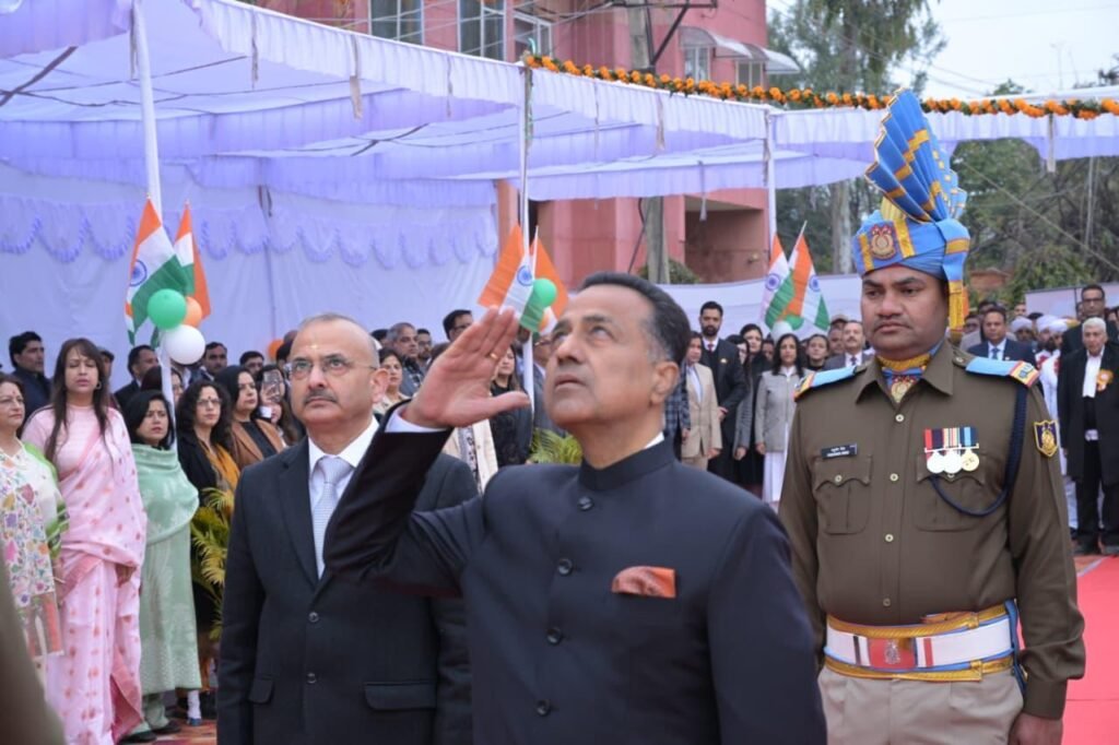 High court celebrates 77th republic day with unprecedented enthusiasm, dignity at jammu