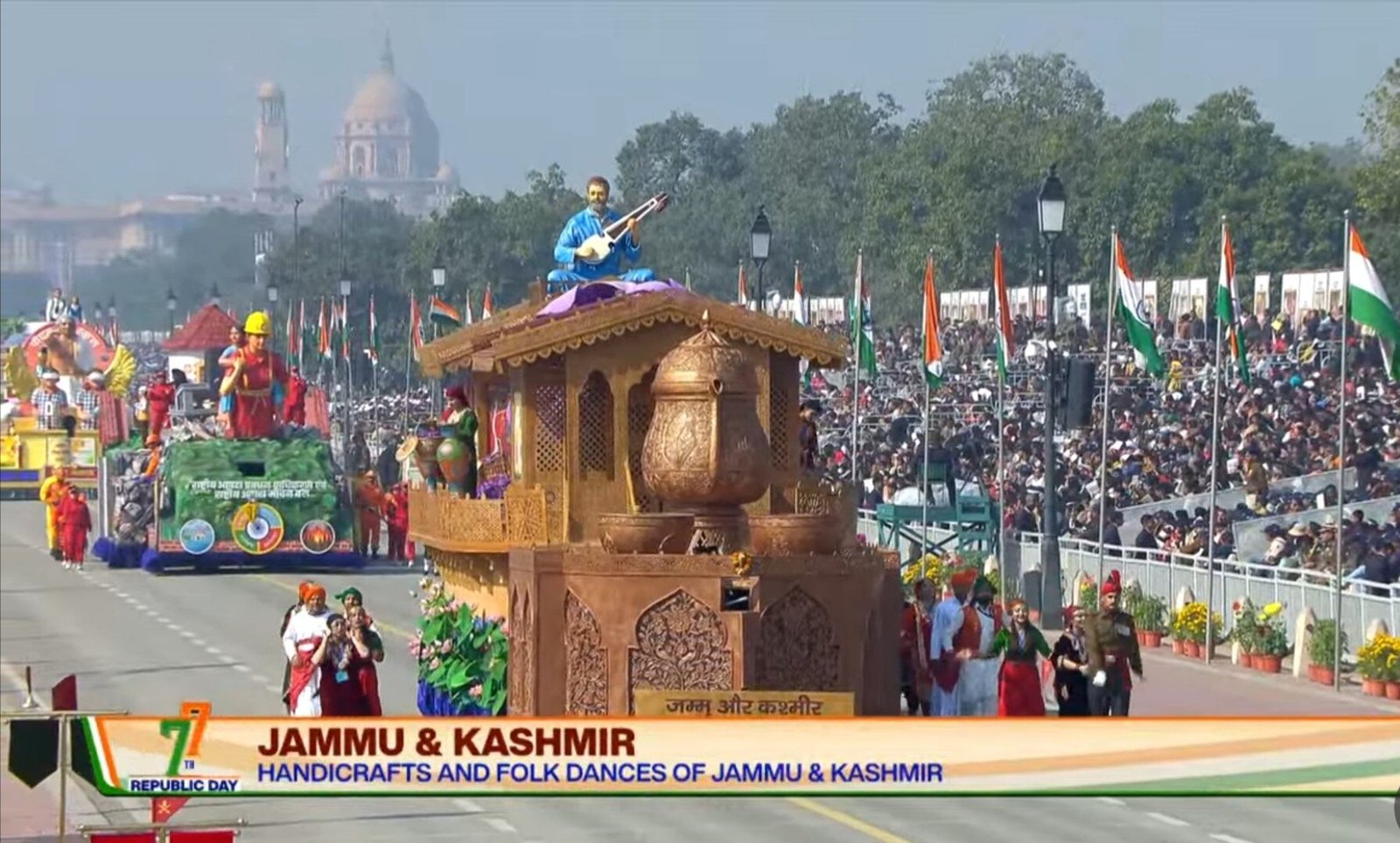 Jammu and Kashmir tableau Republic Day