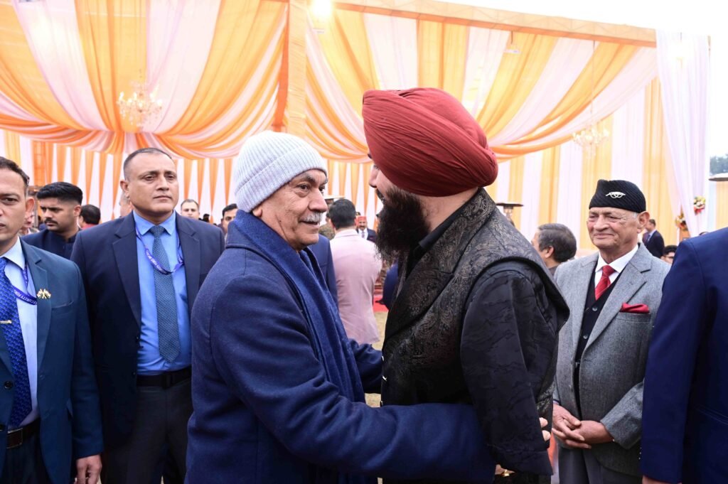 Lieutenant governor sh manoj sinha hosts at home on the 77th republic day 4