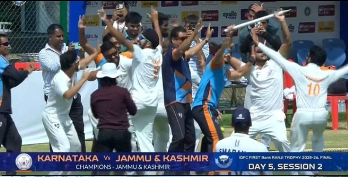 Jammu and Kashmir Ranji Trophy win