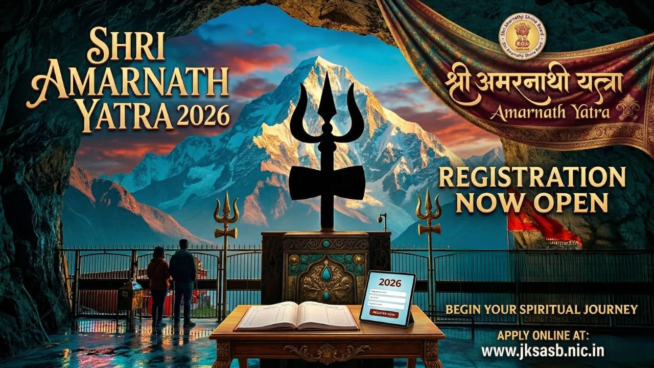 Shri Amarnath Yatra 2026, Amarnath Yatra 2026 registration, Amarnath Yatra registration online