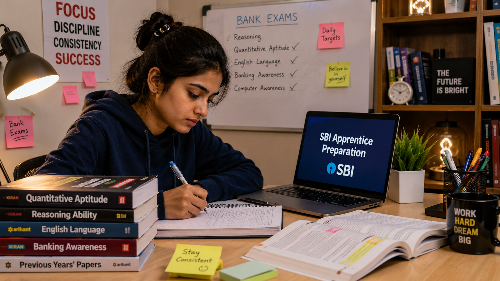 Young candidates applying online for SBI Apprentice Recruitment 2026 latest bank apprenticeship vacancies in India