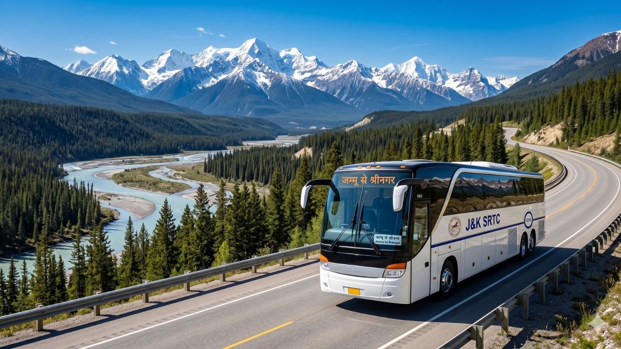 Jammu to Srinagar bus, JKSRTC fare, Srinagar bus timings