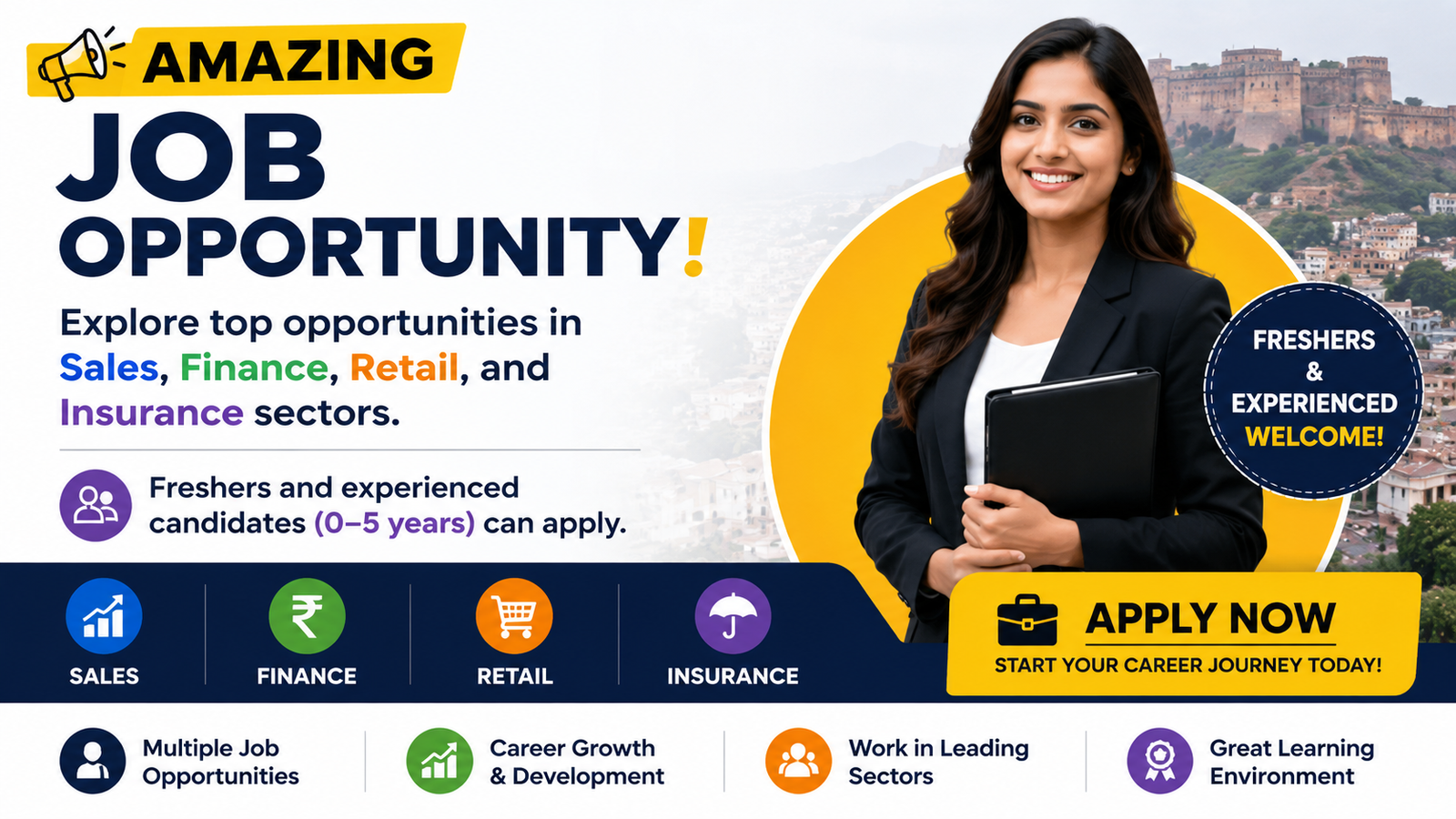 Amazing Job Opportunity in Jammu 2026 for Freshers and Experienced Candidates