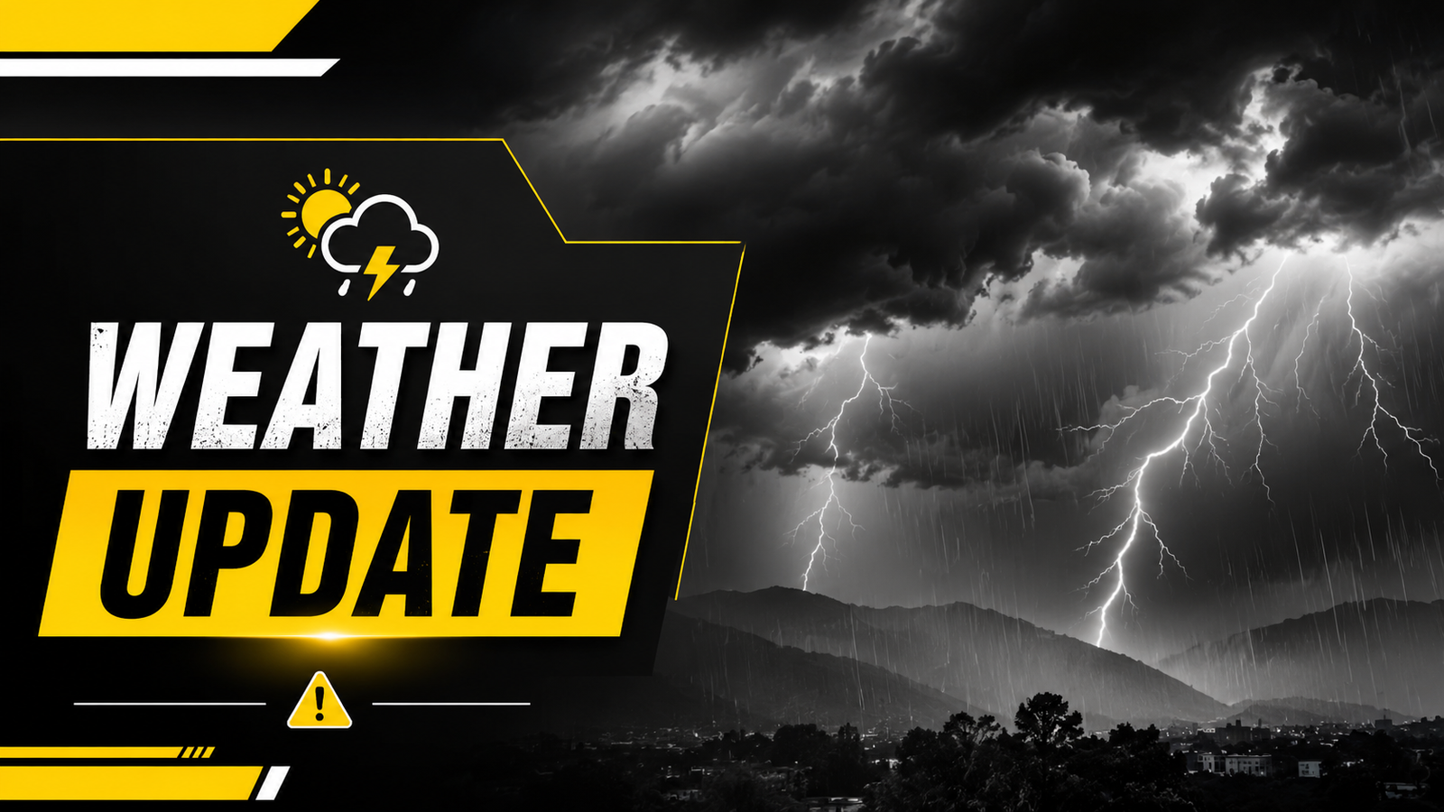 Jammu Kashmir Weather Update with rain clouds, thunderstorms, lightning and weather alert forecast till June 24