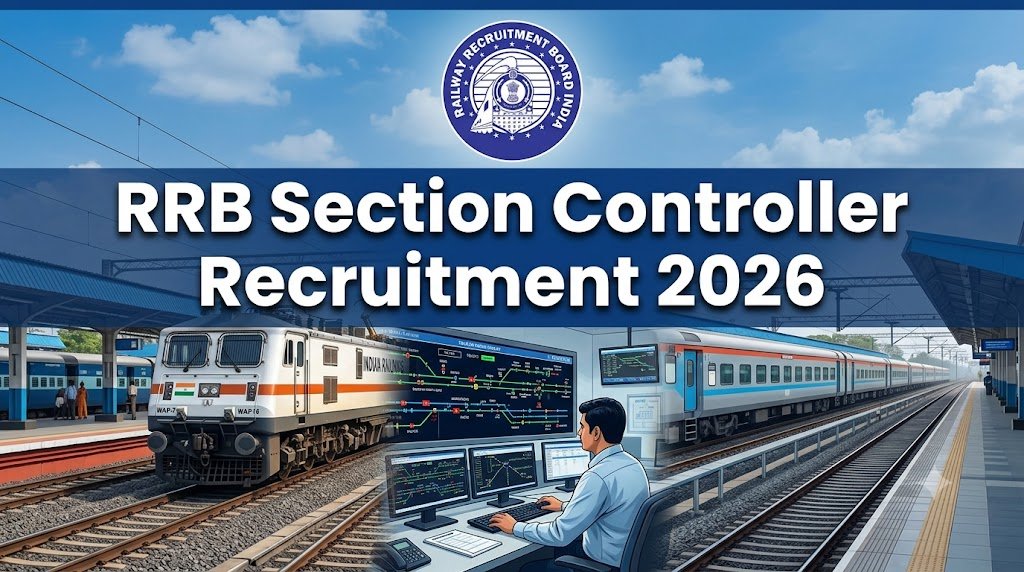 RRB Section Controller Recruitment 2026 notification announcing 119 vacancies in Indian Railways with eligibility, application dates, and job details.