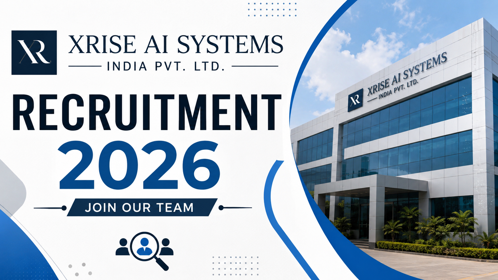 XRise AI Systems Jammu Jobs 2026 banner