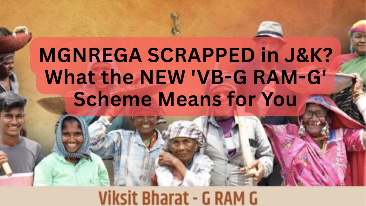 MGNREGA SCRAPPED VB-G RAM-G Jammu Kashmir