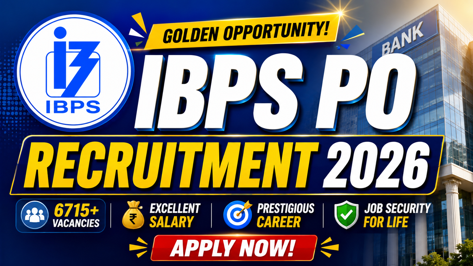 IBPS PO recruitment 2026 notification and vacancies