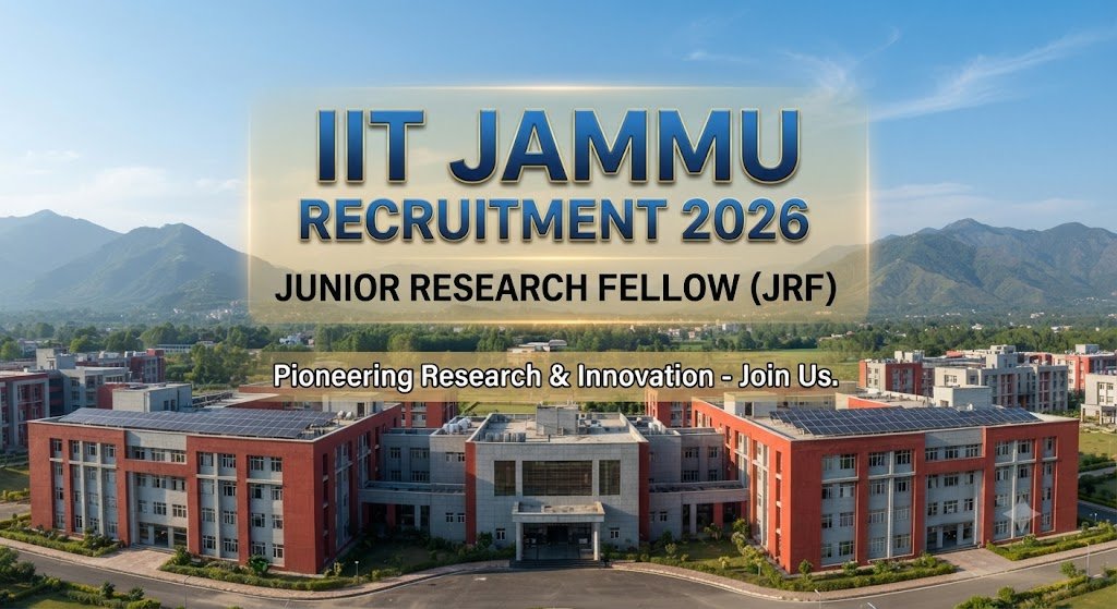 IIT Jammu JRF Recruitment 2026