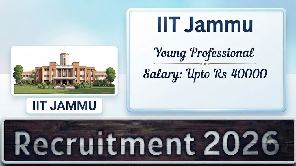 IIT Jammu Young Professional Recruitment 2026